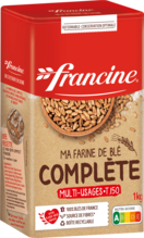 Farine de blé complète T150 Francine