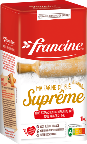 Farine suprême T45 en boîte Francine