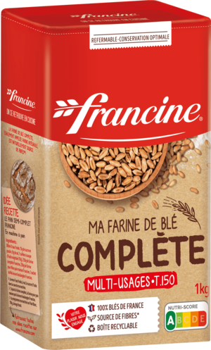 Farine de blé complète T150 Francine