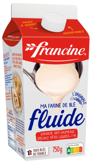 Farine fluide T45 Nouveau pack pratique - Farine Francine sans