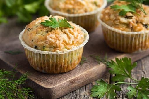 Mini muffins thon et pesto