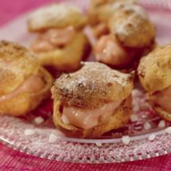 Petits choux à la crème de clémentines