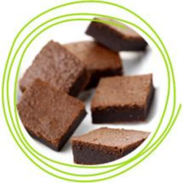 Carrés gourmands au chocolat