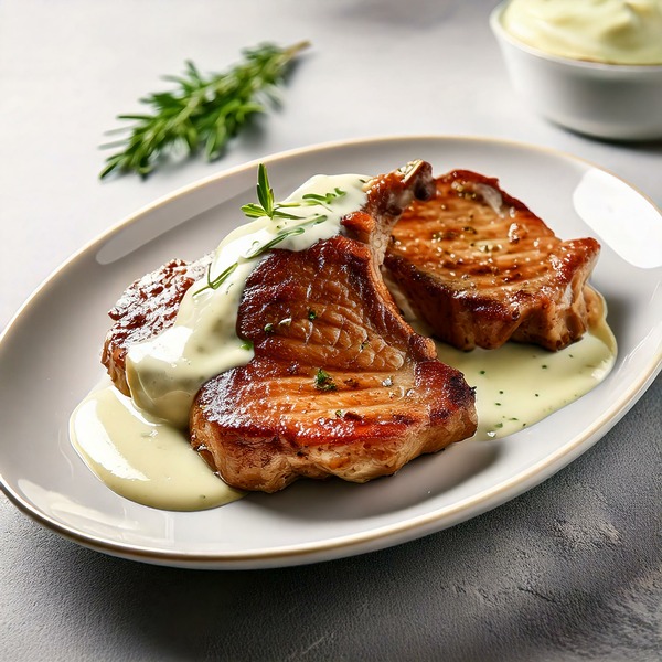 Côtes de veau à la crème