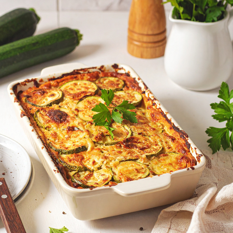 Gratin de courgettes express