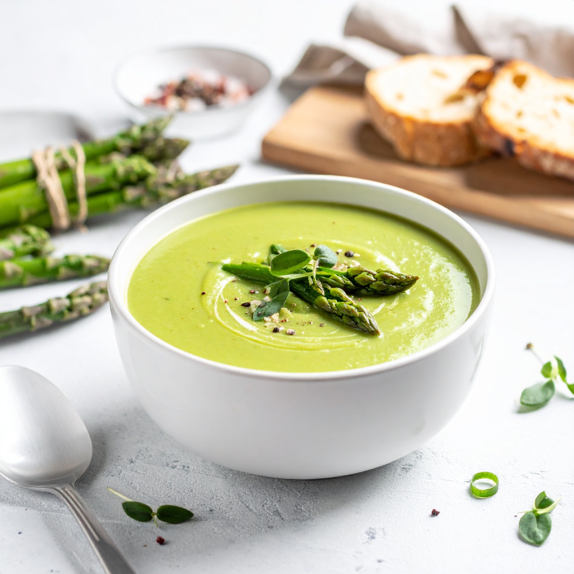 Velouté d&rsquo;asperges vertes