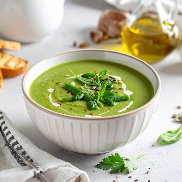 Soupe de haricots verts