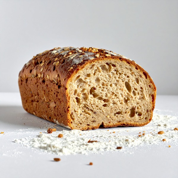 Pain semi-complet en machine à pain