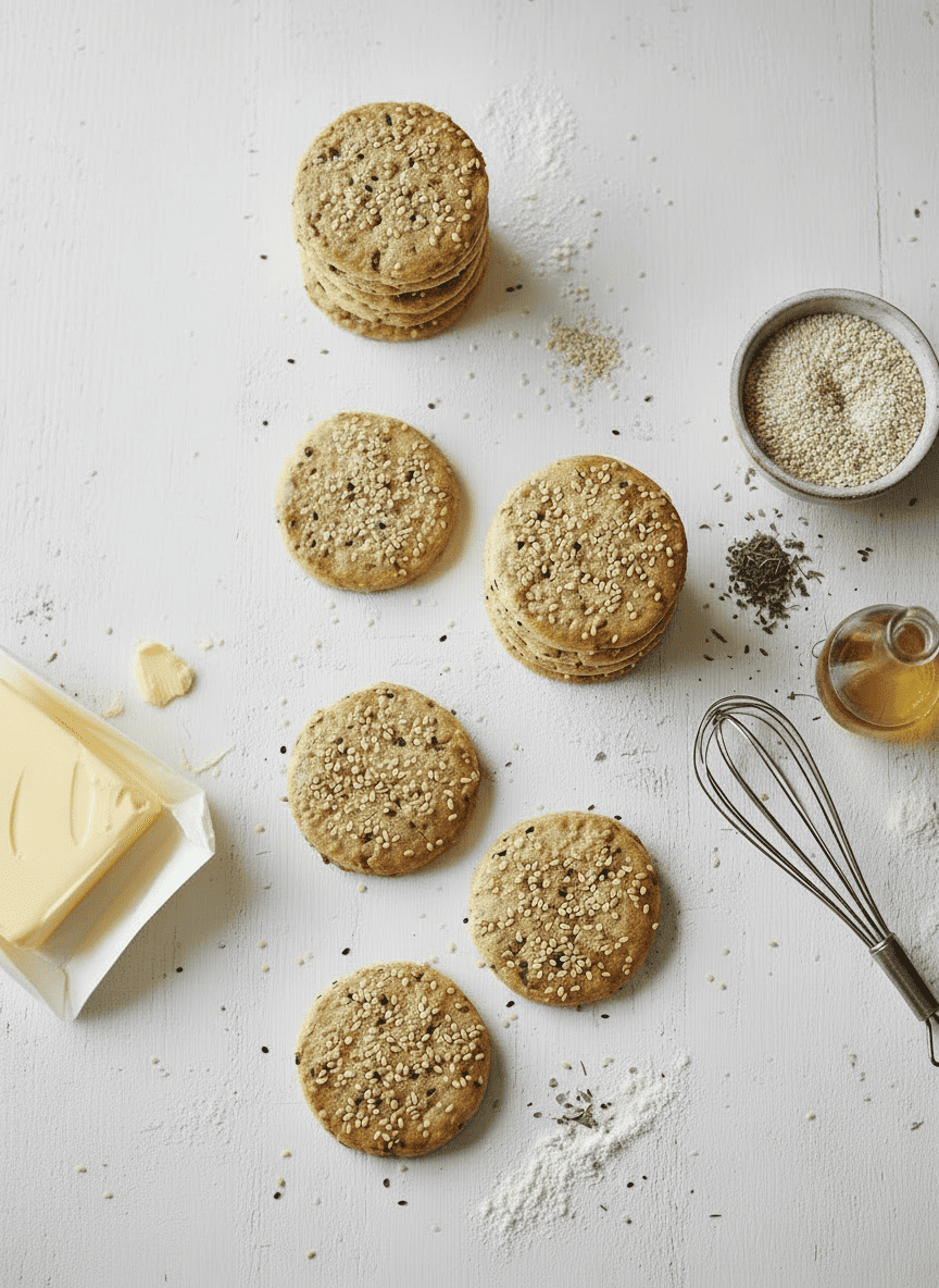 Croquants de chèvre frais aux graines de sésame
