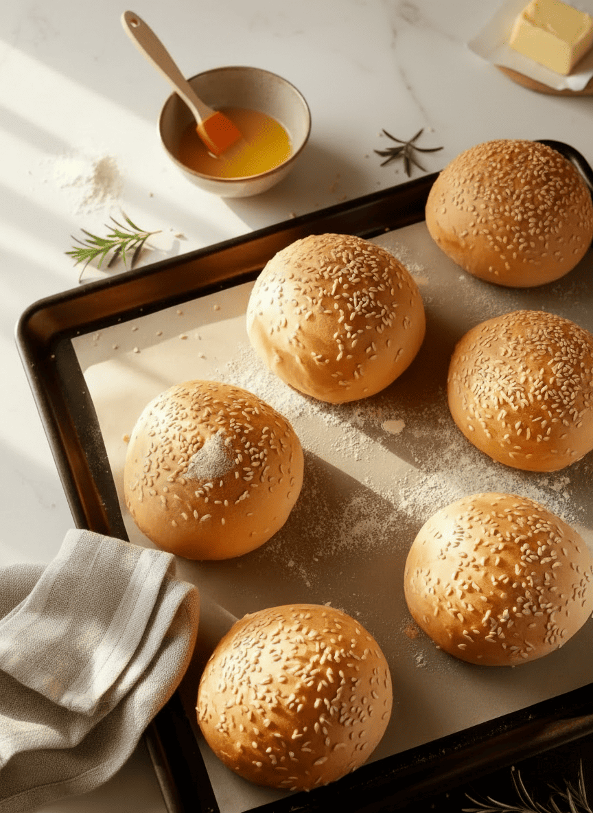 Bun façon burger