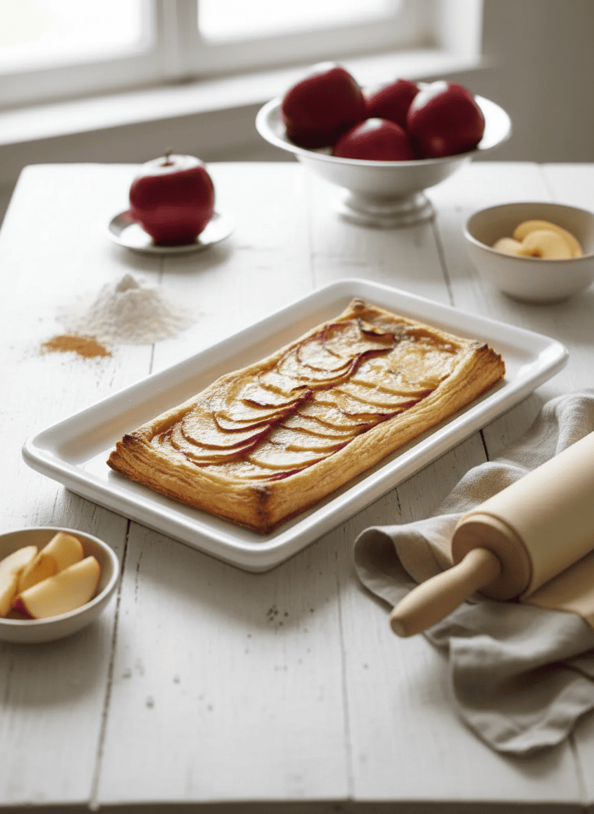 Tarte fine aux pommes
