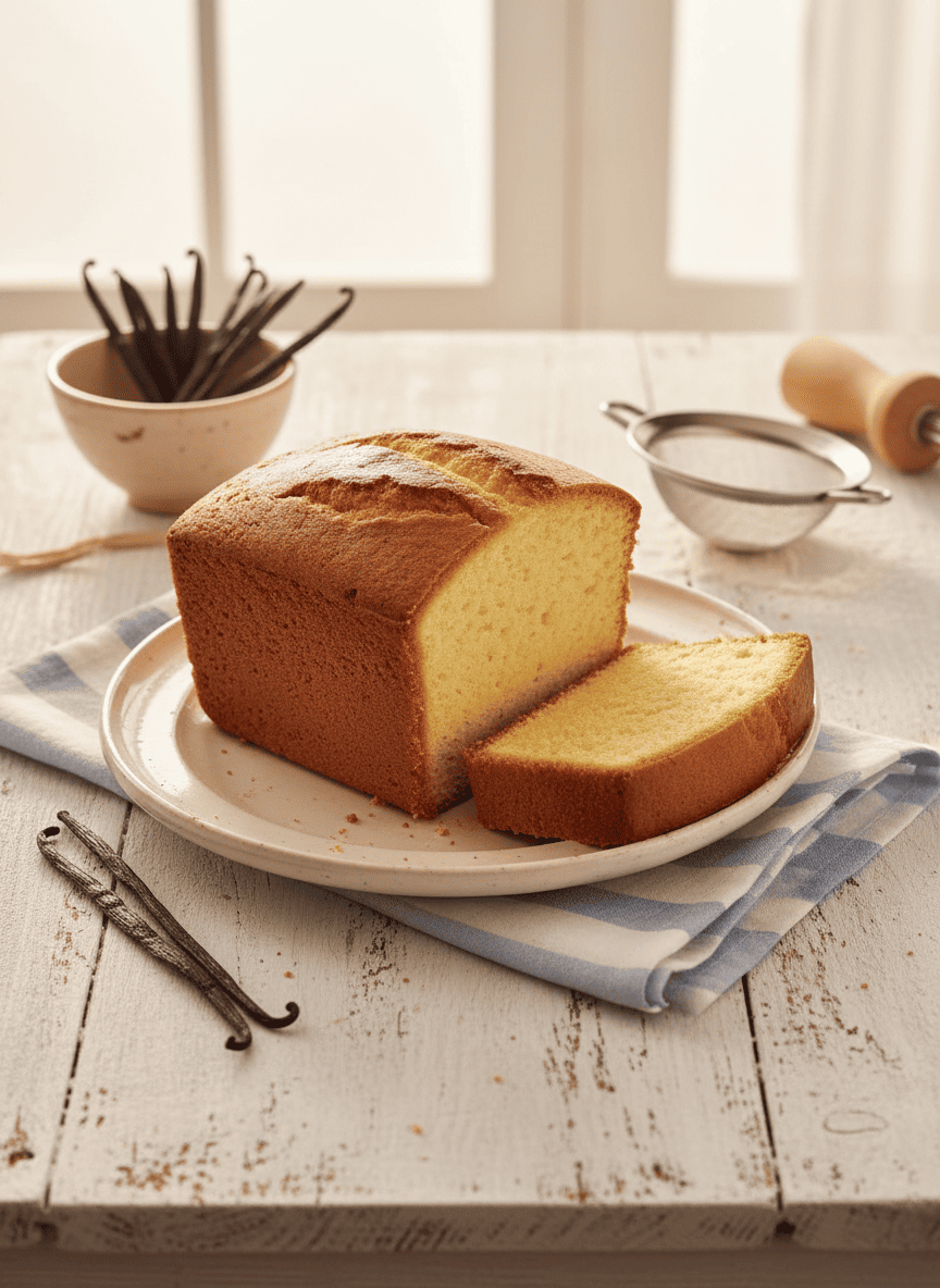Cake à la vanille saveur des îles