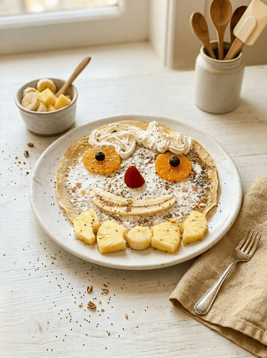 Crêpe clown