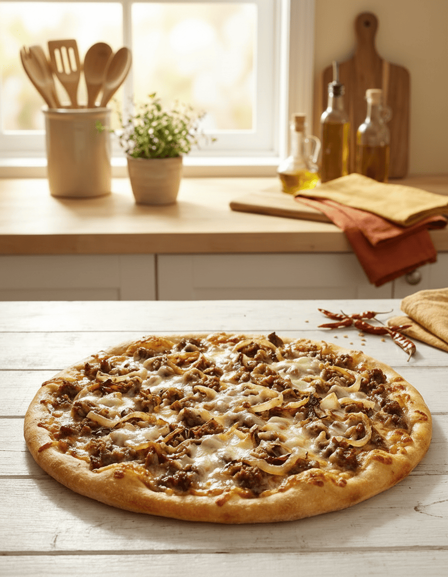 Pizza mexicaine