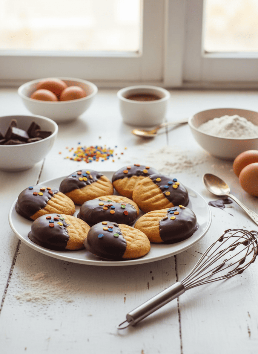 Biscuits tout chocolatés