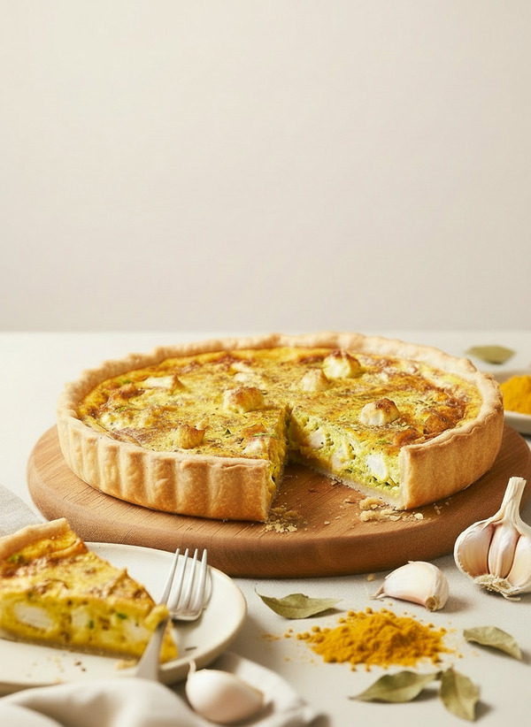 Tarte Poulet Curry