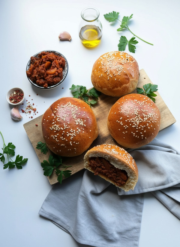 Bun’s à la viande haché