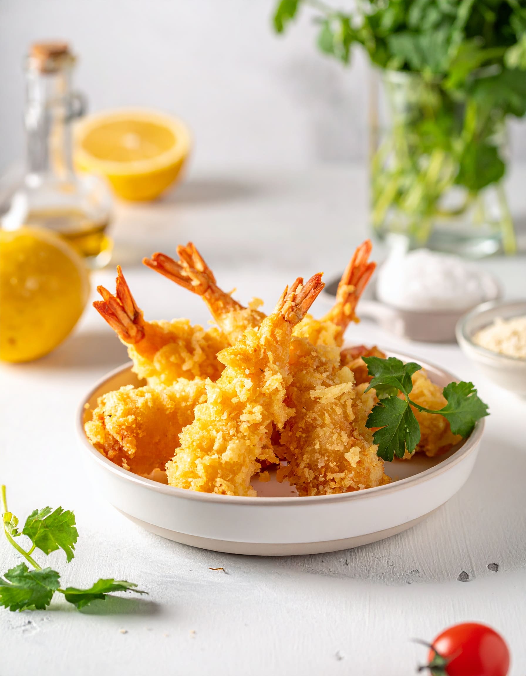 Tempura de queues de langoustines