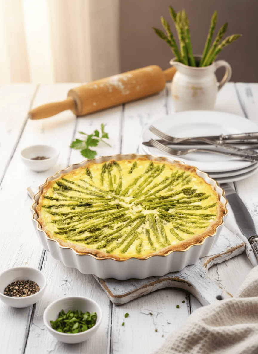 Quiche aux asperges