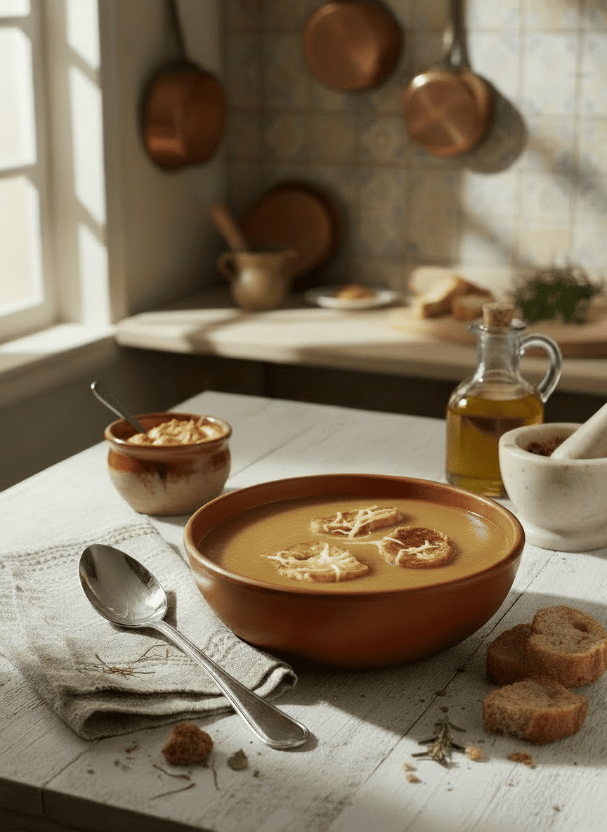 Soupe de poissons rapide au safran