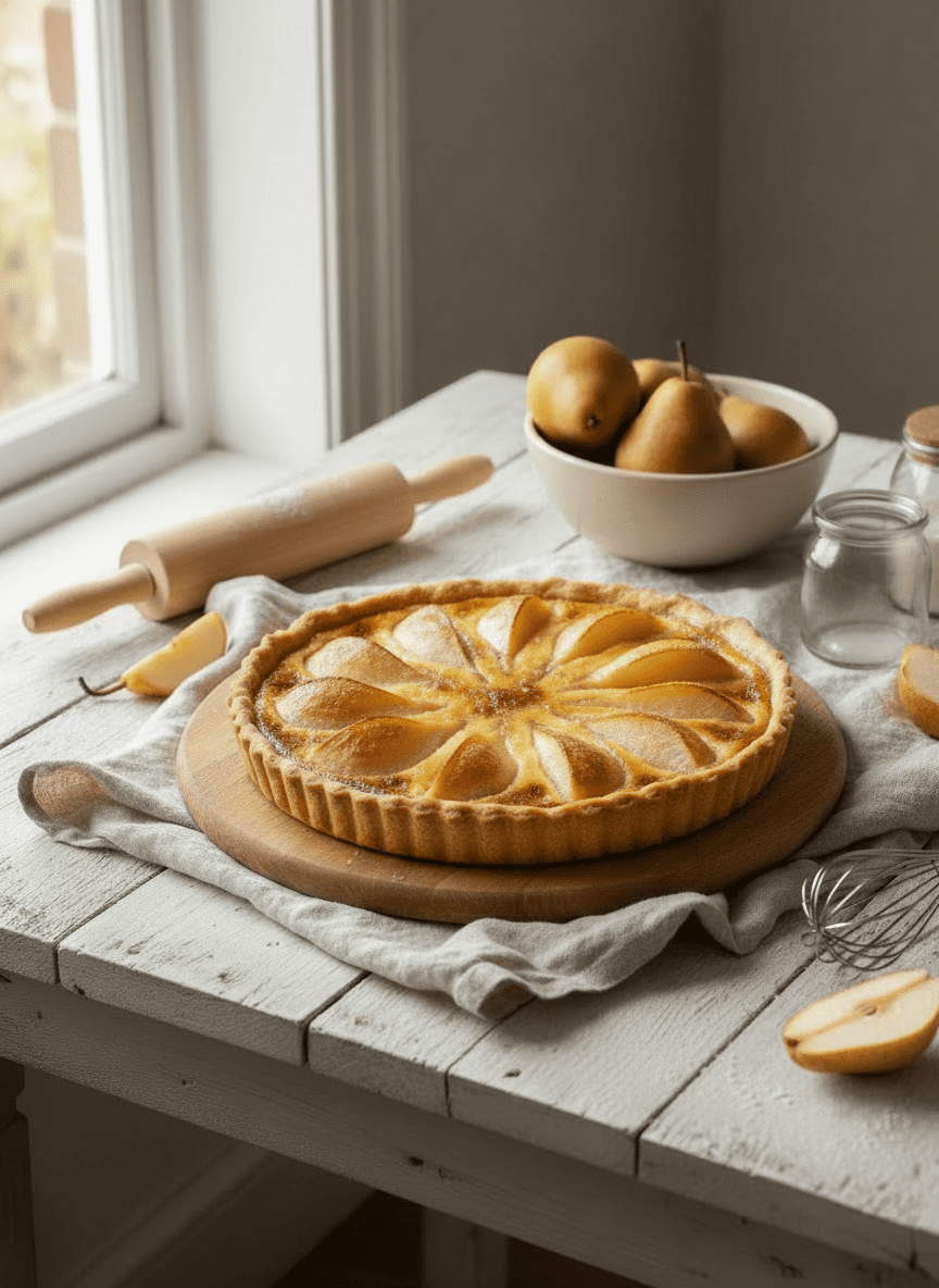 Tarte aux poires