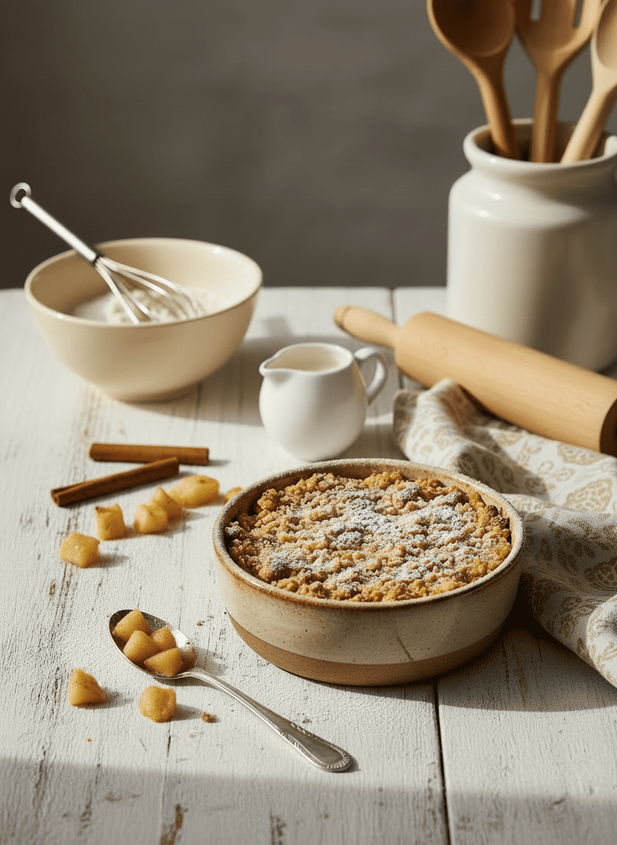 Crumble aux pommes