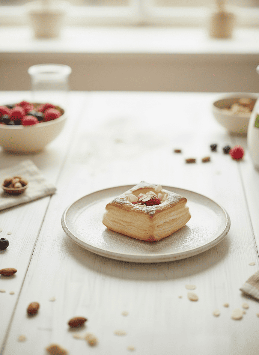 Vol au vent aux fruits rouges