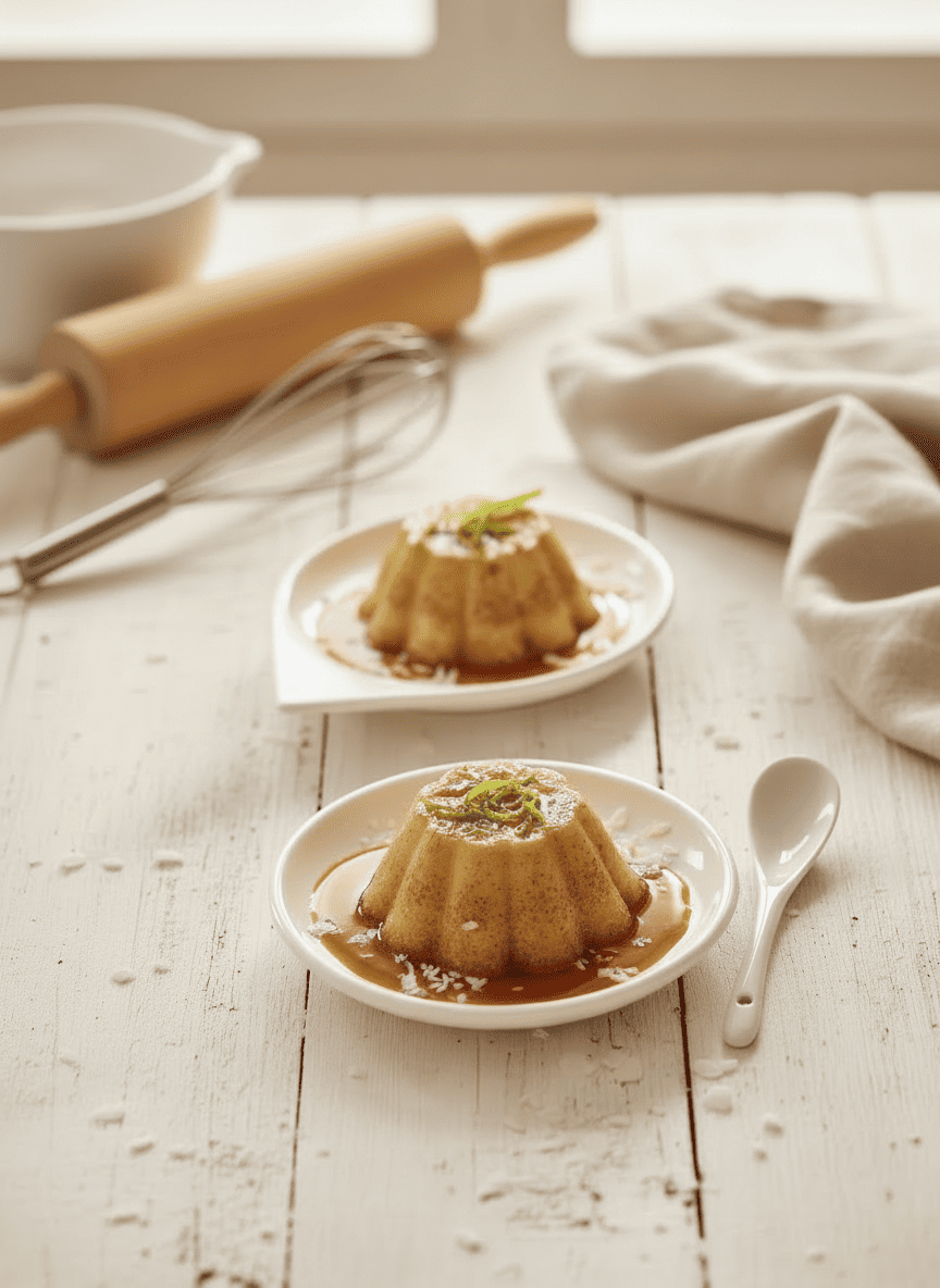 Flan à la noix de coco (Antilles)