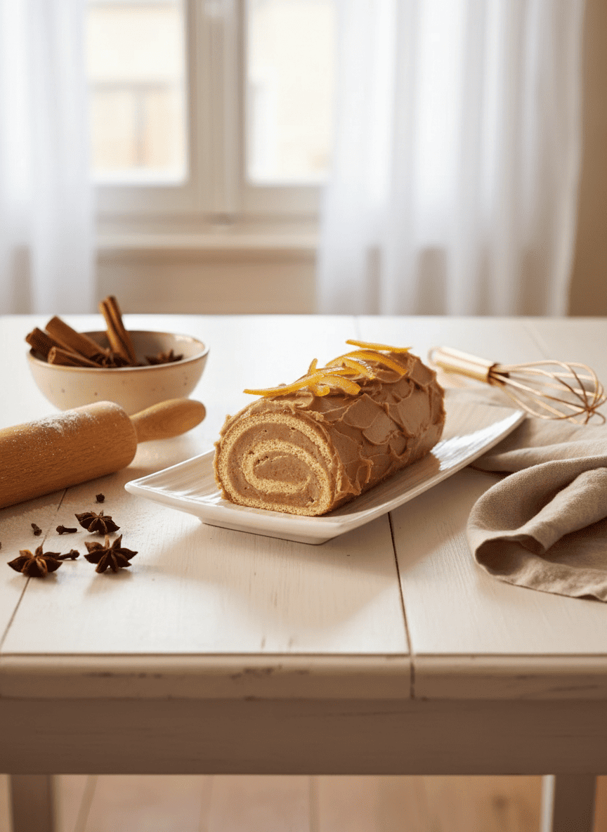 Bûche aux épices