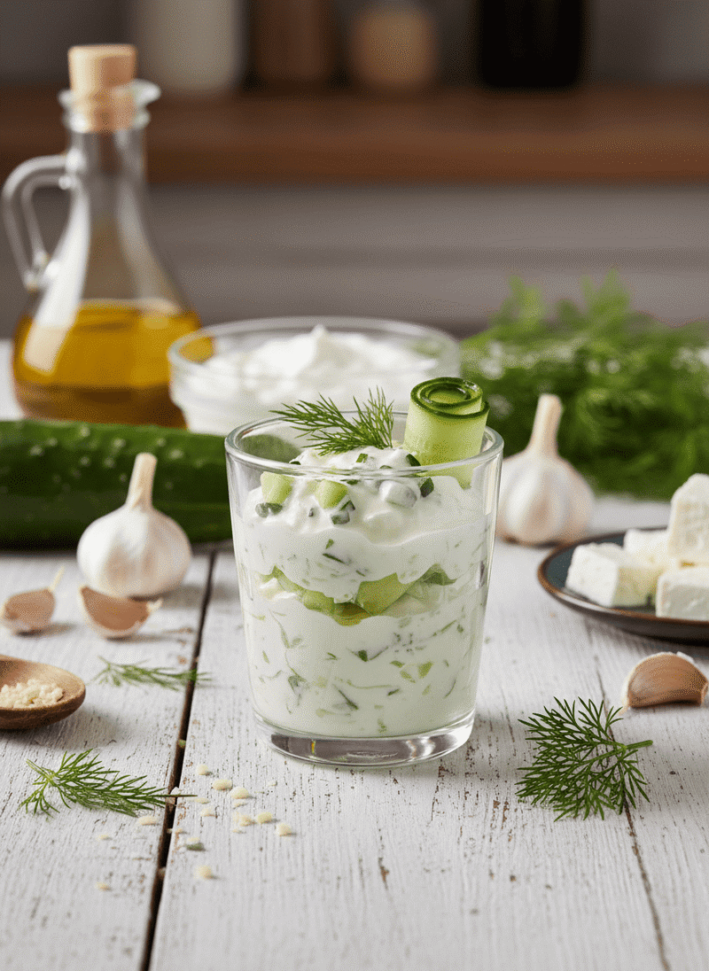 Salade de concombre à la grecque - Francine