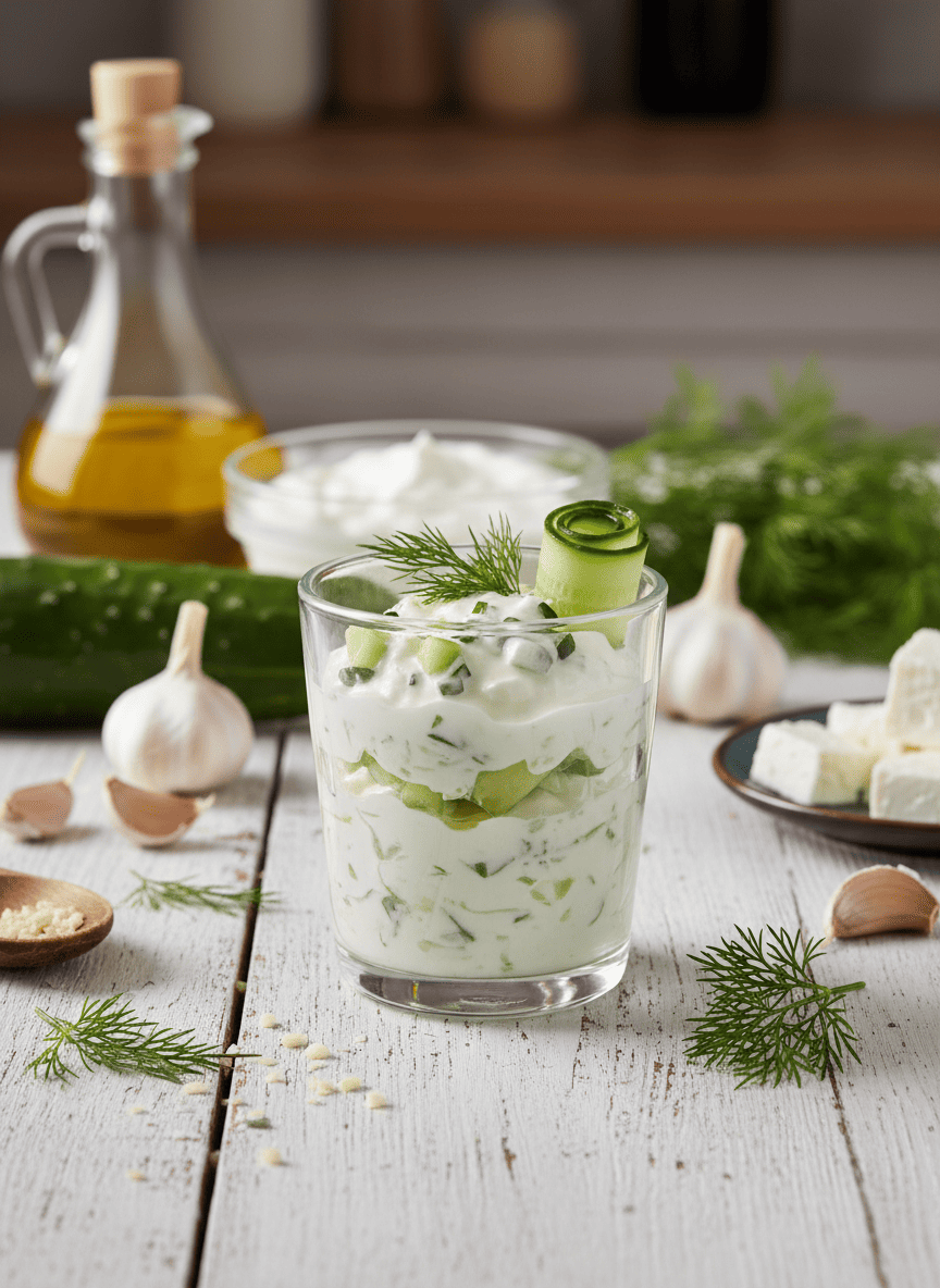Salade de concombre à la grecque