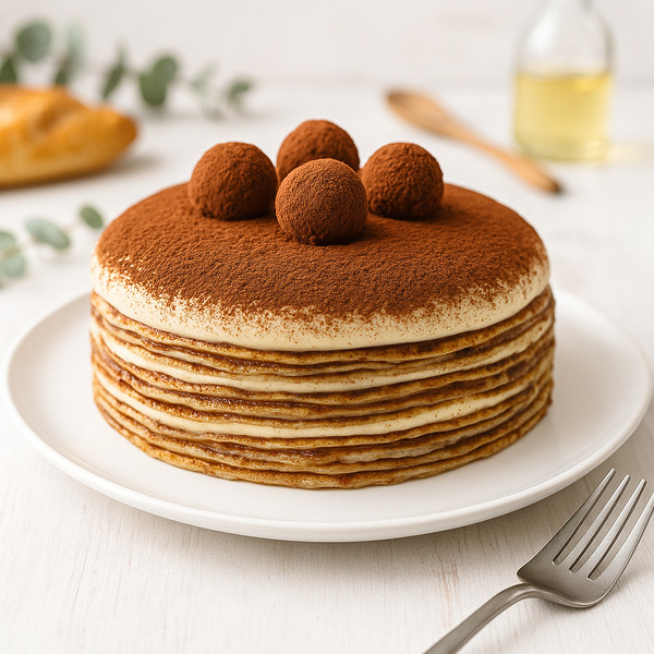 Gâteau de crêpes façon tiramisu