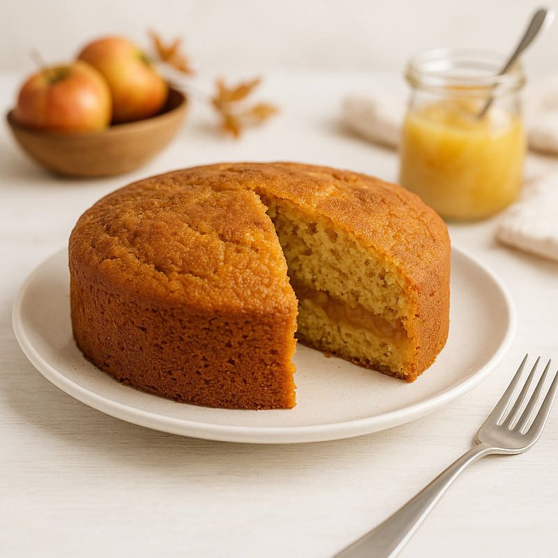 Gâteau à la compote de pommes