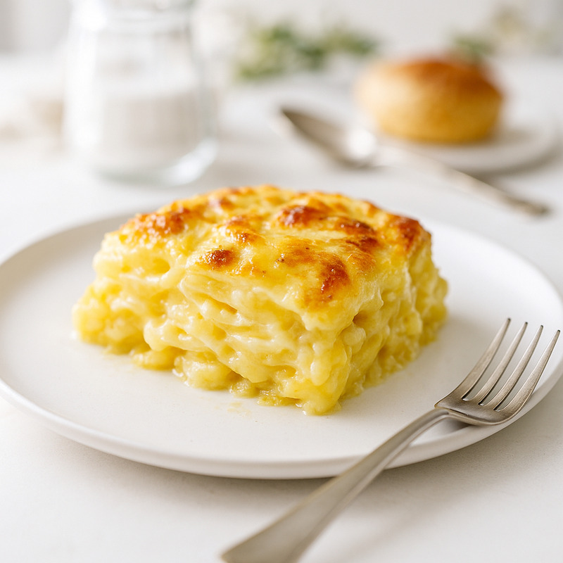 Le gratin dauphinois aux pommes de terre fondantes