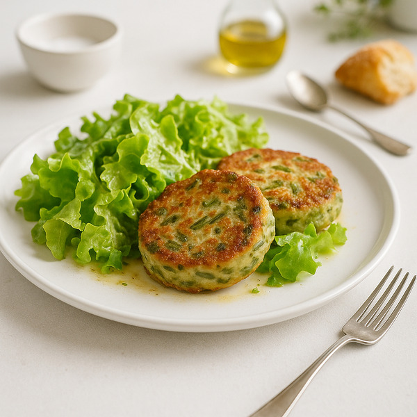 Palets aux haricots verts