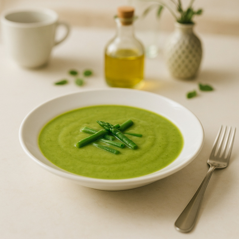 Soupe de haricots verts