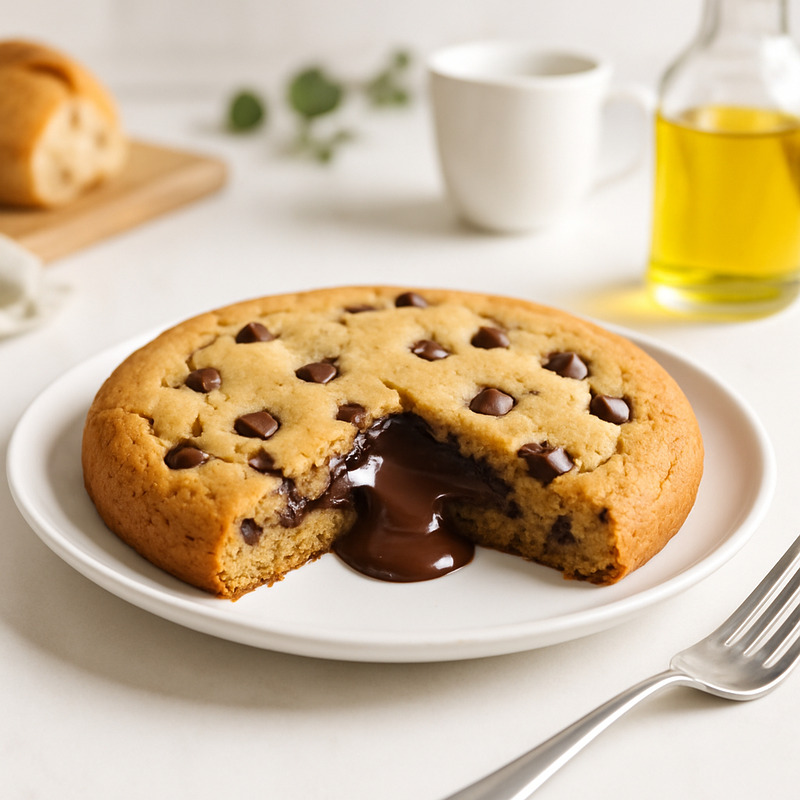 Cookie géant au coeur fondant