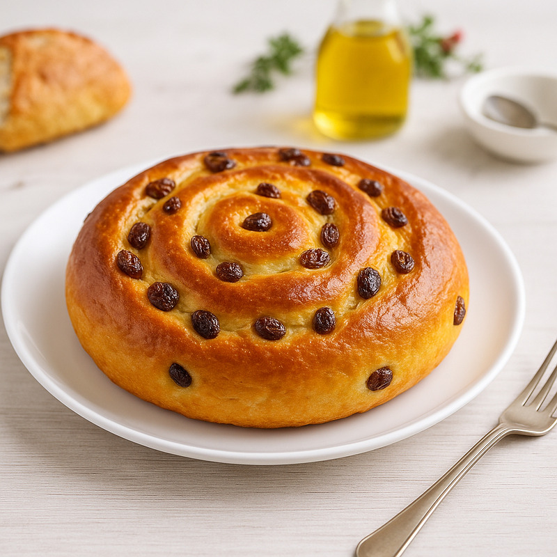 Brioche aux raisins secs