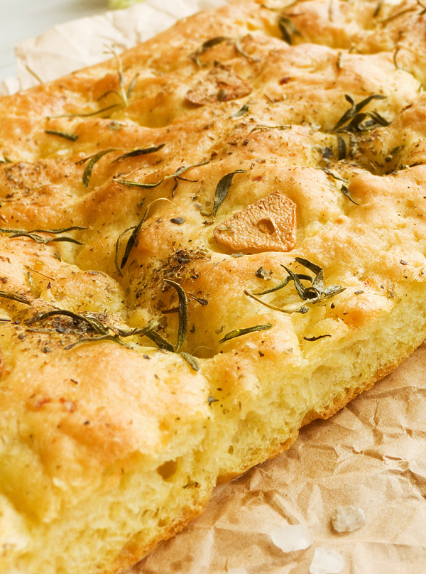 Focaccia persillée