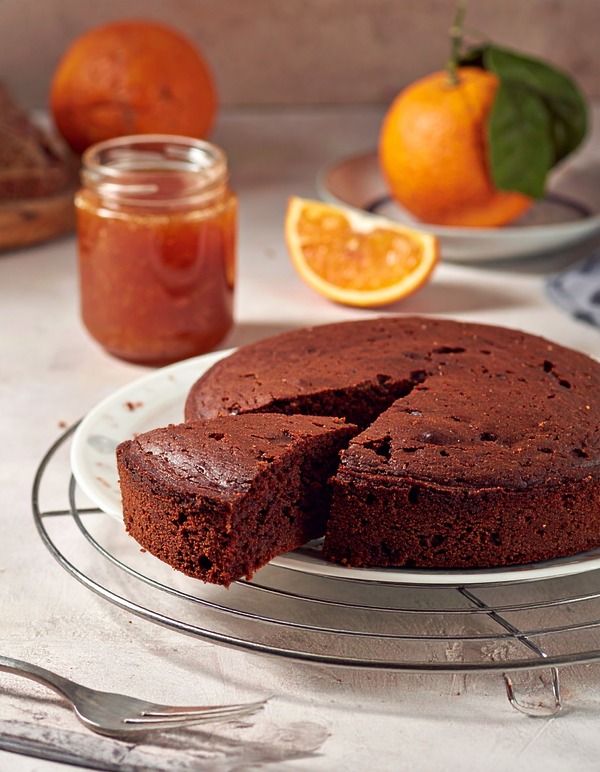 Moelleux au chocolat et marmelade d’orange