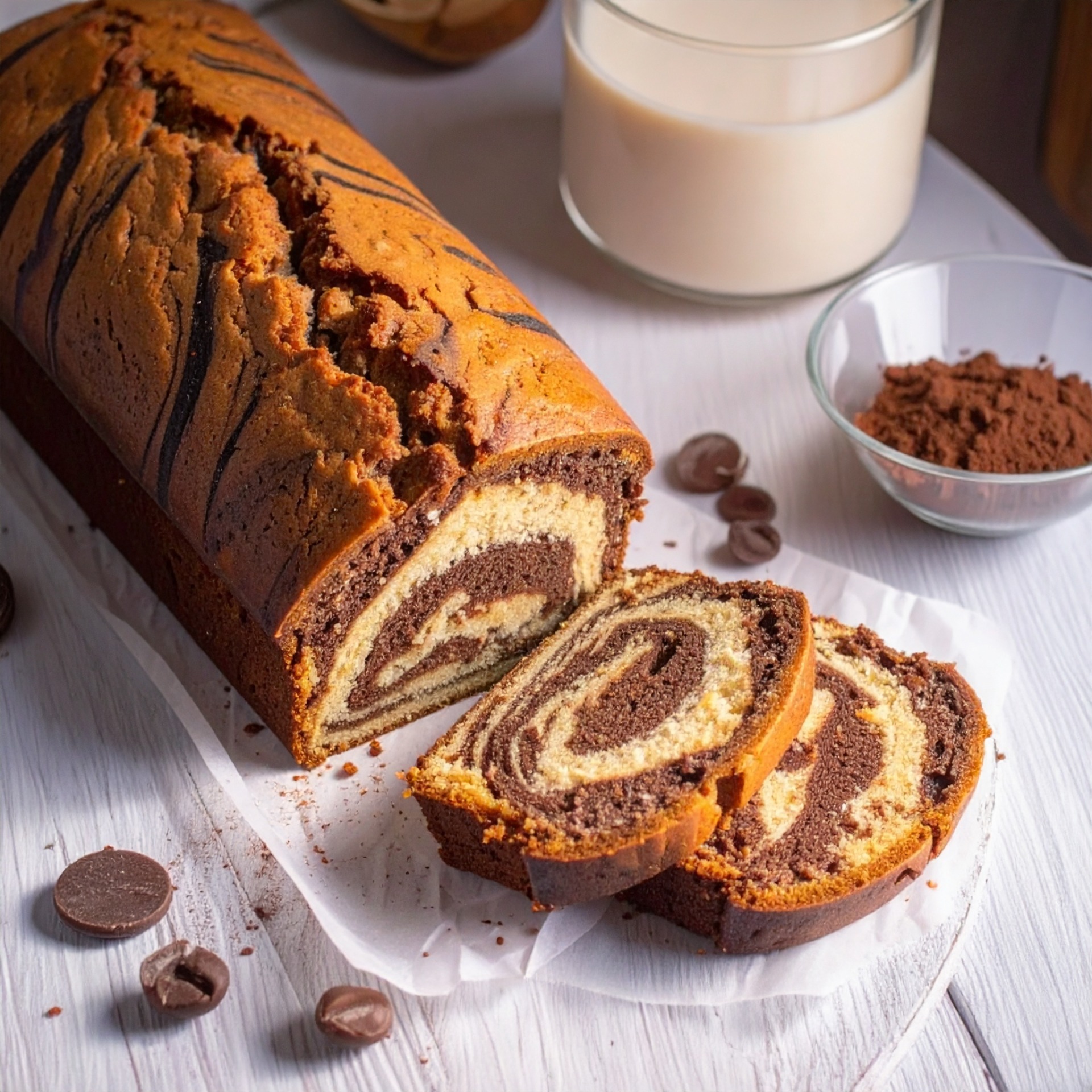 Gâteau tigré