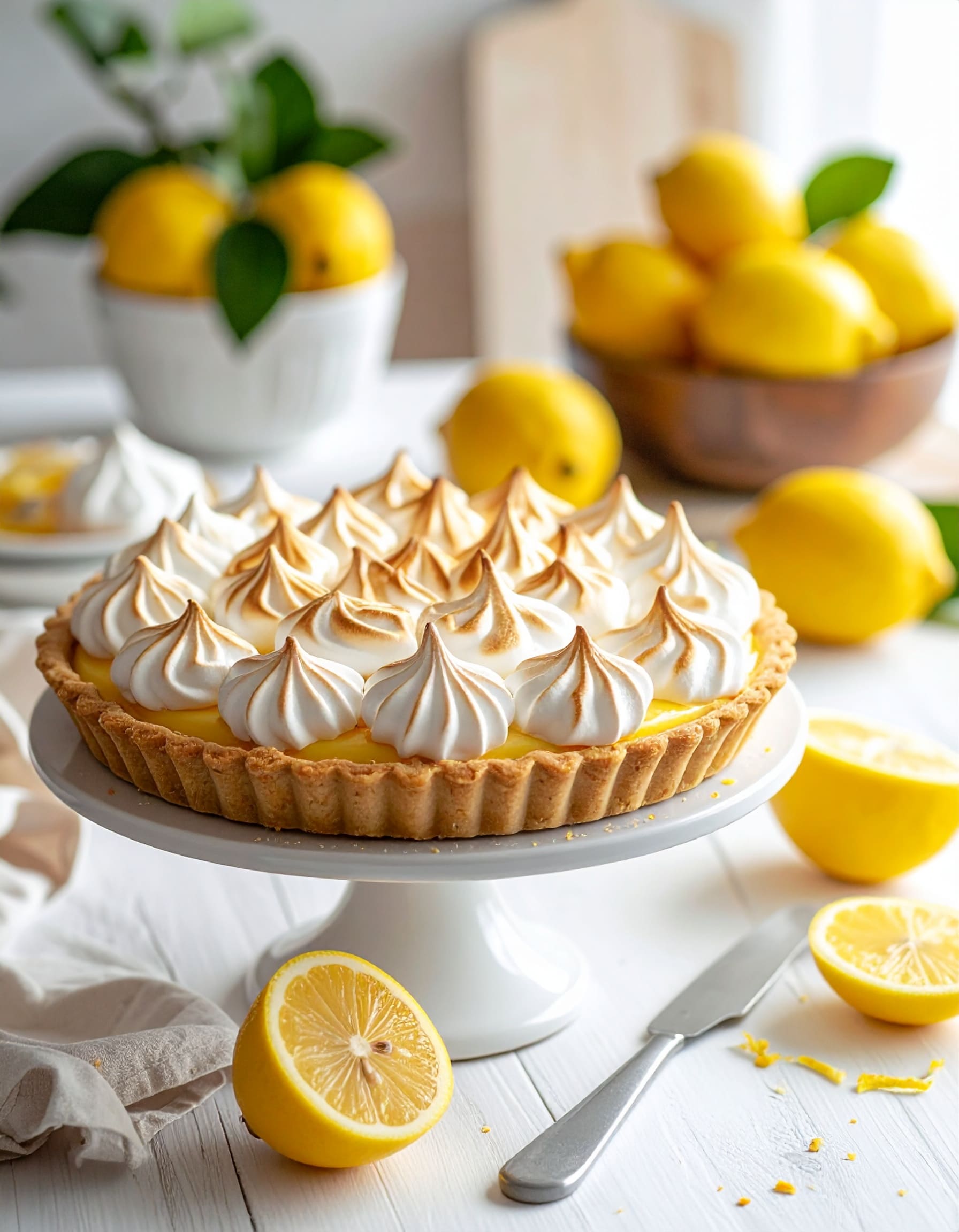 Tarte au citron meringuée
