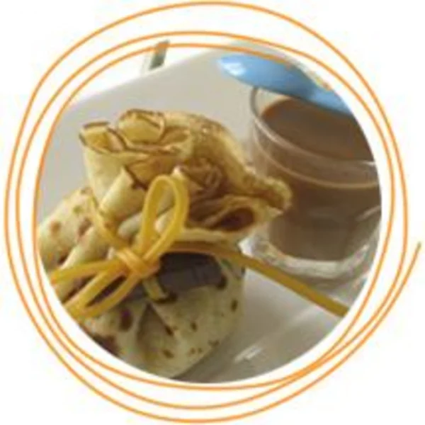 Ballotins de crêpes aux pommes …