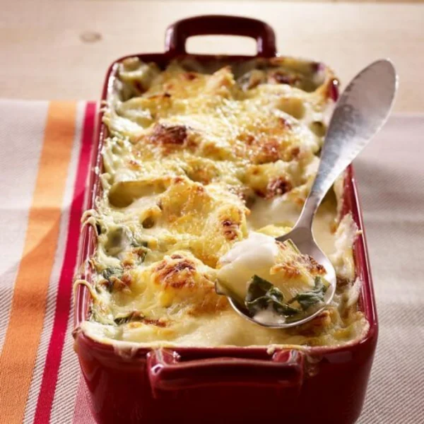 Blettes gratinées au fromage