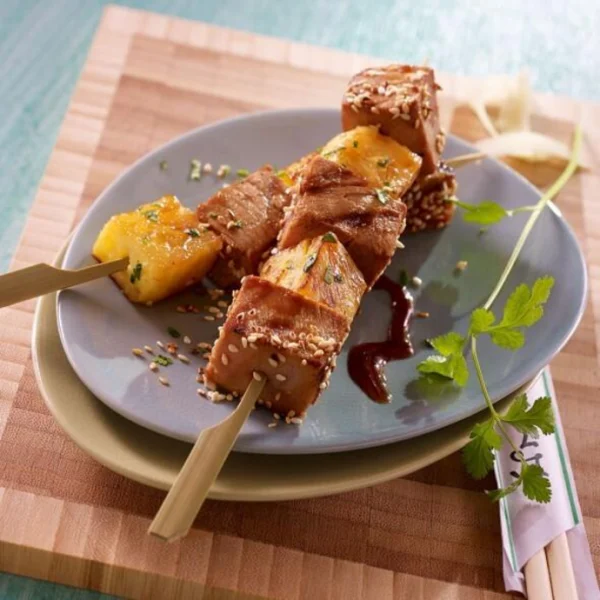 Brochettes de thon à l’orientale