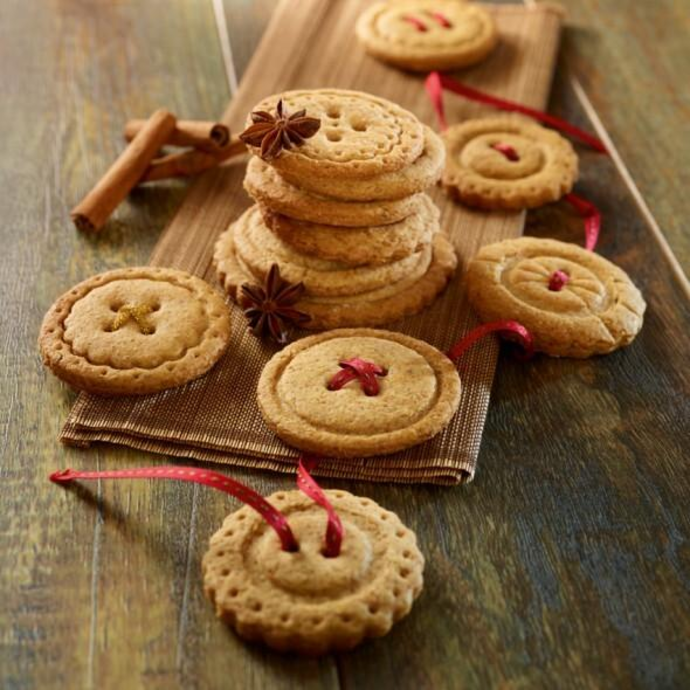 Button biscuits