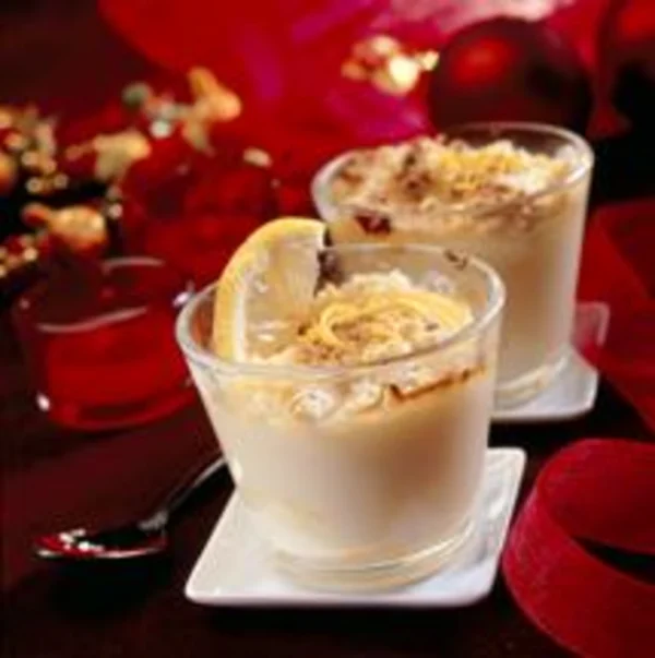 Crème au citron et 4 épices, miettes de Spéculoos