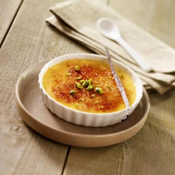 Crème brûlée à la vanille