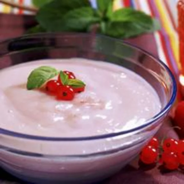 Crème légère aux fraises