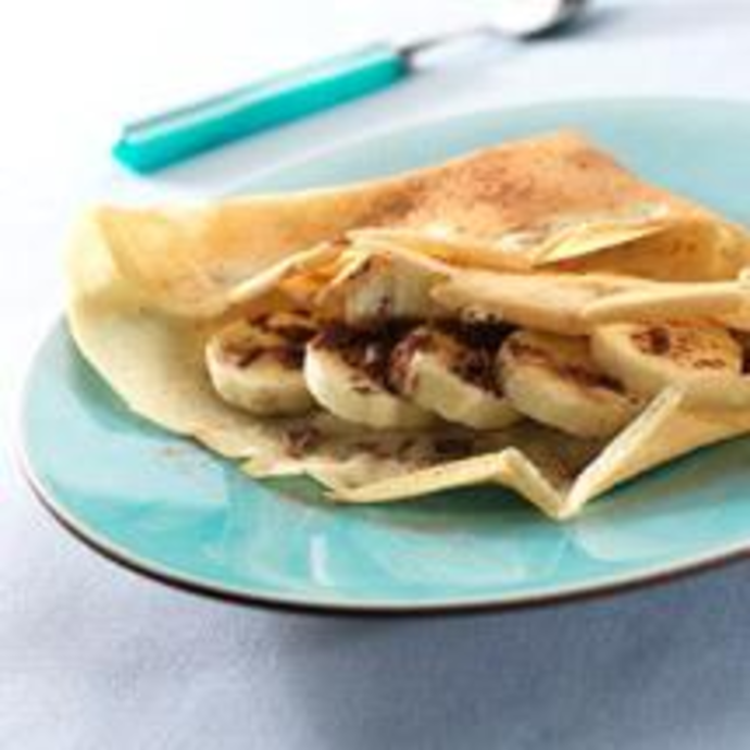 Crêpe chocolatée à la banane